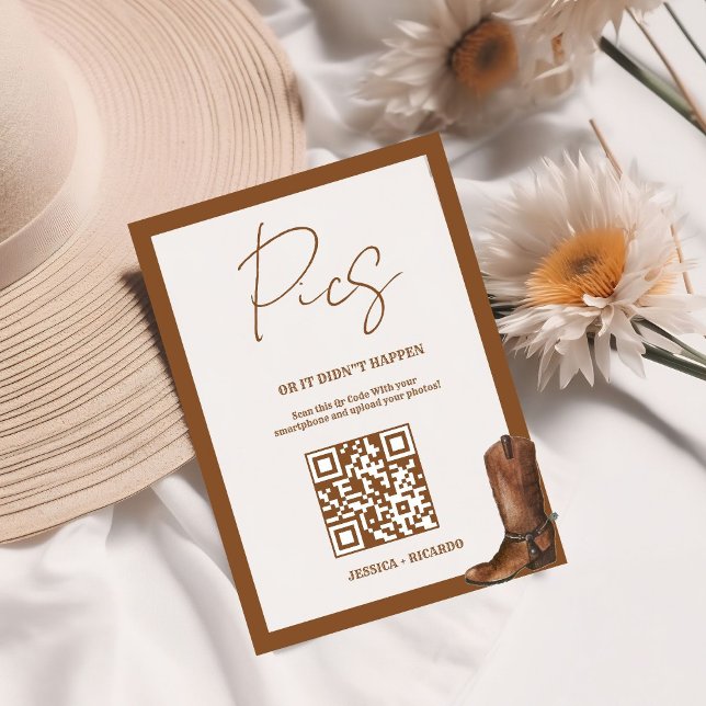 Consejos Tarjeta de código QR de boda Capture the Love (Subido por el creador)