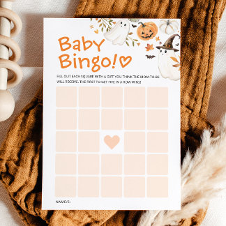 Consejos Tarjeta de juego de bingo para baby shower de Hall
