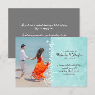 Consejos Tarjeta de postulación Aquamarine Boda