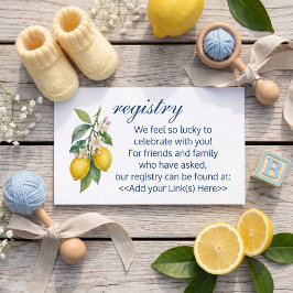 Consejos Tarjeta de Registro de Ciao Baby Shower