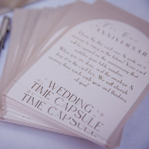 Tarjeta y sobre Personalizado de cápsula de tiempo