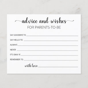 Consejos y deseos editables para tarjeta de padres