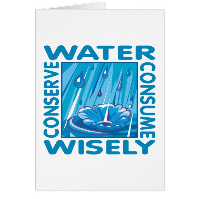 Conservación del Agua (Frente)