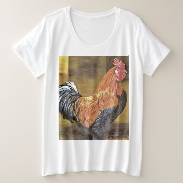 Conservación del arte de gallos de corral de pollo (Anverso del diseño)