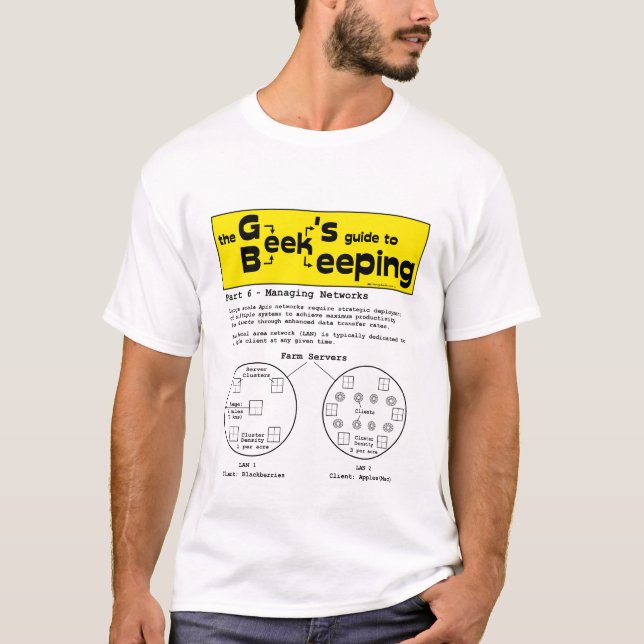 Conservación Geek (Redes) - Camiseta Blanca (Anverso)