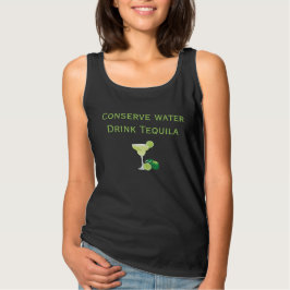 Conservar Agua Beber Tequila Camiseta de Margarita