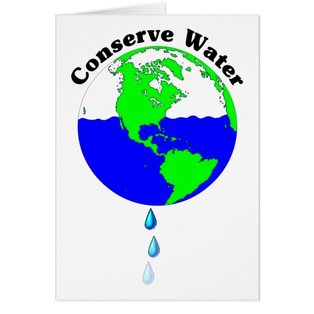 Conservar el agua (Frente)