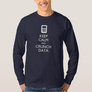 Conservar la Crunch Data Crunch Camiseta Big Data