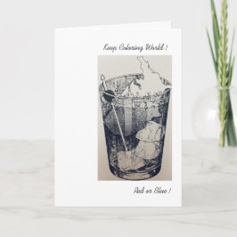 Conservar la tarjeta mundial de color