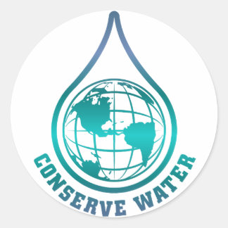 Conservar pegatinas de agua