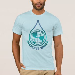 Conserve la camiseta del agua