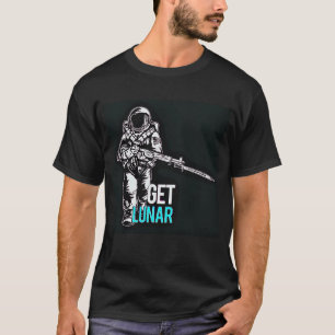 Consiga a espacio lunar la camiseta marina de M1