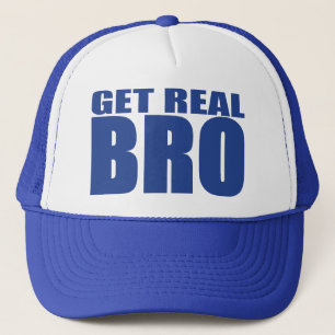 Consiga el gorra real del camionero de Bro (azul)