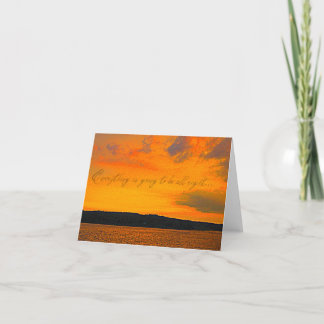 Consiga el pozo - pensando en usted - tarjeta de