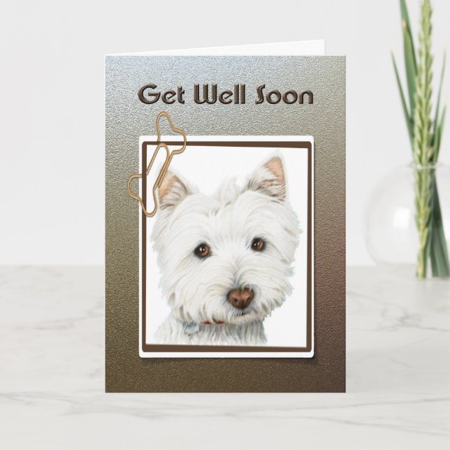 Consiga el pozo pronto, tarjeta de felicitación (Anverso)