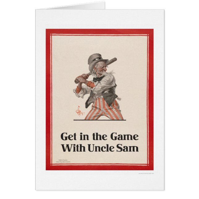 Consiga en el juego con tío Sam (Frente)