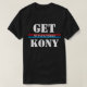Consiga la camisa de KONY (Diseño del anverso)