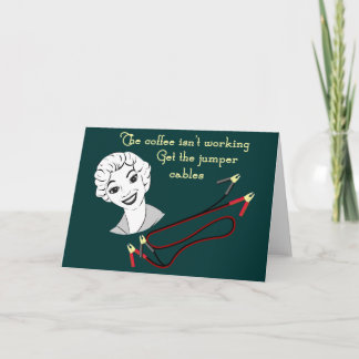 Consiga la tarjeta de felicitación de los cables