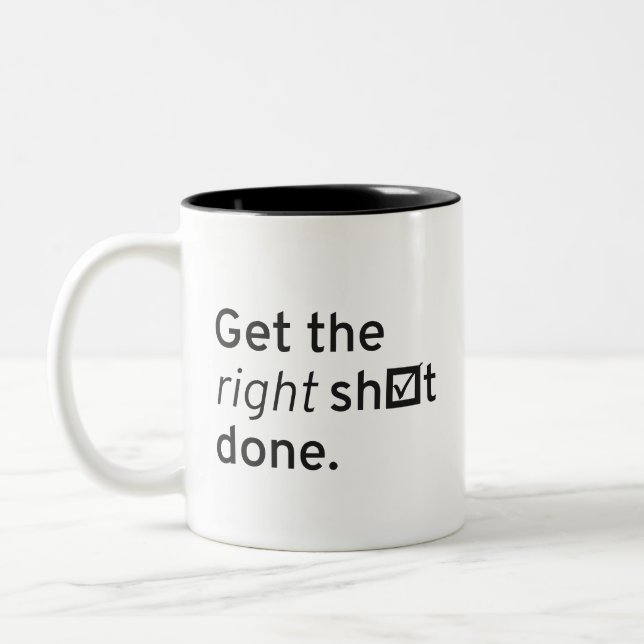 Consiga la taza hecha sh☑️t correcto (Izquierda)