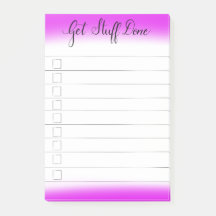 "Consiga" las notas de post-it hechas materia de