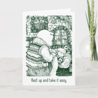 Consiga pronto la tarjeta bien - siesta