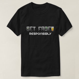 Consiga responsable descolorada la camiseta