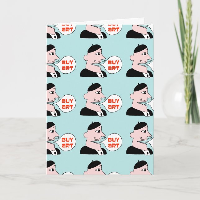 "Consiga tarjeta de felicitación de una poca (Anverso)