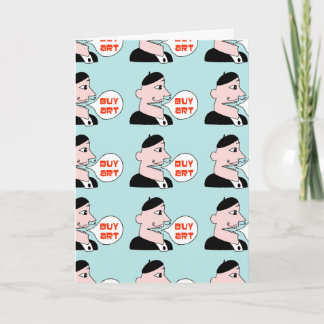 "Consiga tarjeta de felicitación de una poca