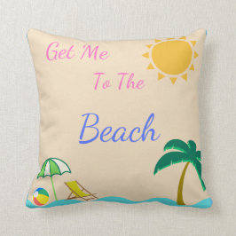 Consígame a la almohada de tiro de la playa