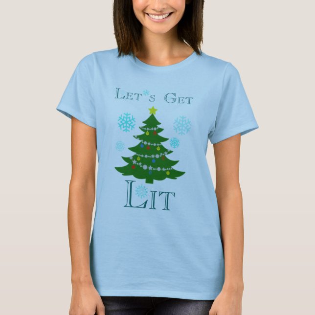 Consigamos la camisa del árbol de navidad del Lit (Anverso)