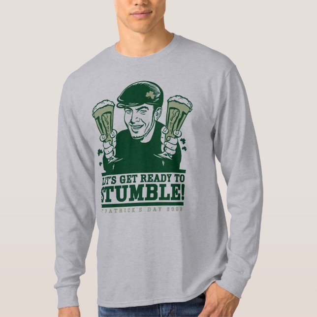 ¡Consigamos listos para tropezar! Camisa (Anverso)