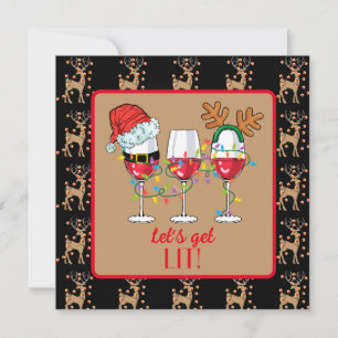 Consigamos una invitación de cóctel para Navidades