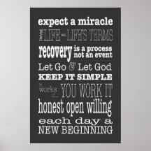 Consignas AA y dichos 2 Posters