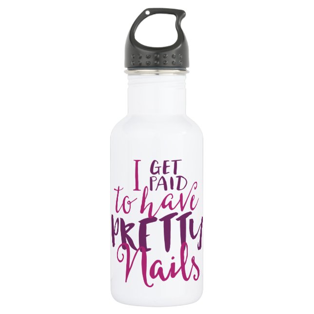 Consigo pagado tener botella de agua de los clavos (Anverso)