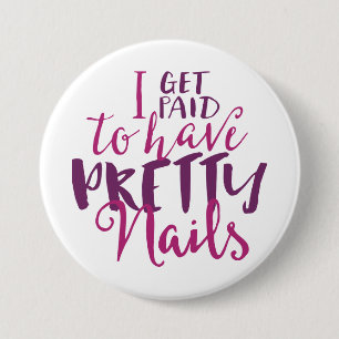 Consigo pagado tener clavos del bonito 3" botón