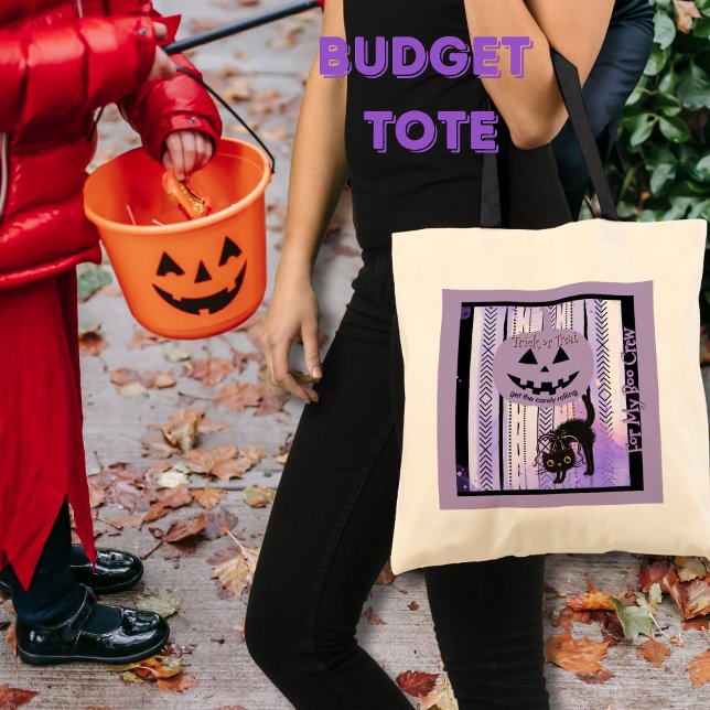 Consigue la bolsa de gato morado de Candy Rolling  (Get the Candy Rolling Purple Halloween Cat Bag)