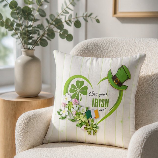 ¡Consigue tu irlandés! Almohada de moda (Subido por el creador)