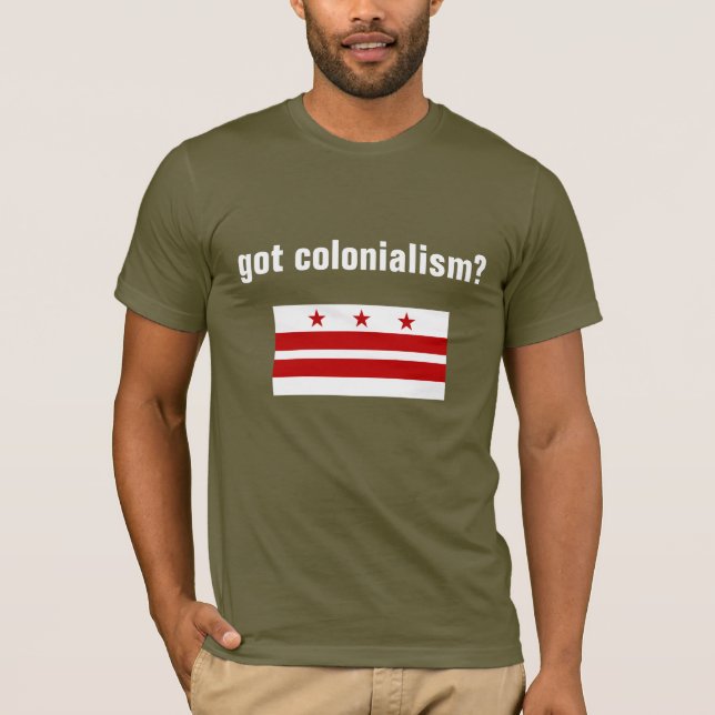 consiguieron una camiseta colonialista (Anverso)