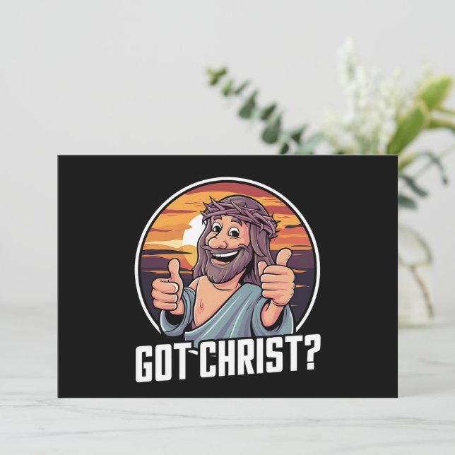 Consiguió a Buddy un Jesús Religioso Navidad Crist (Anverso de pie)
