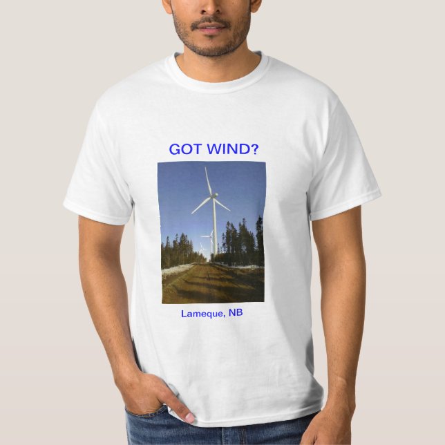 "Consiguió el viento?" Camiseta (Anverso)