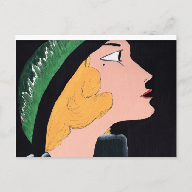 Consiguió la postal de la mirada (Anverso)