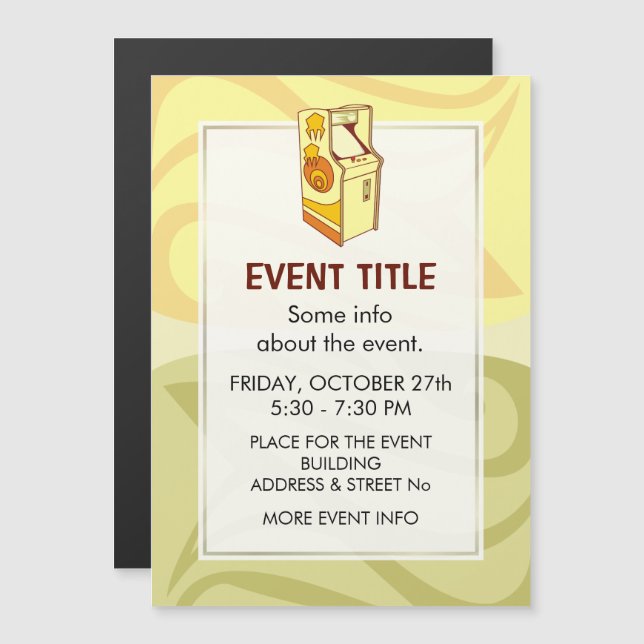 Consola de juegos de arcada de tallas (Anverso/Reverso)