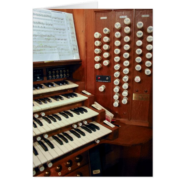 Consola del órgano de Dunedin (Frente)