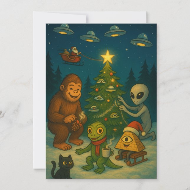 Conspiración divertida de Navidad (Anverso)