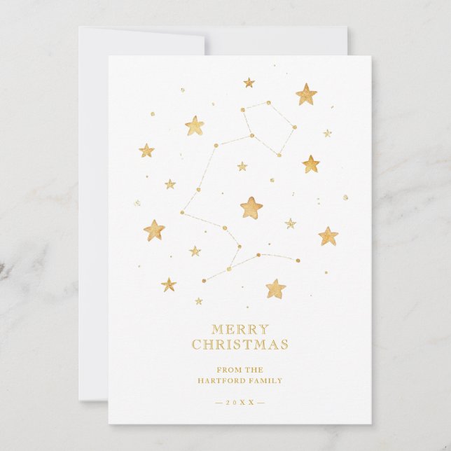 Constelación Celeste Navidad Blanco TMF26 (Anverso)