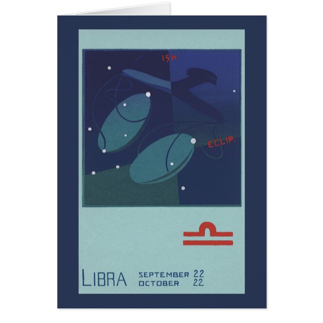 Constelación de la escala de Libra de Astrología Z (Frente)