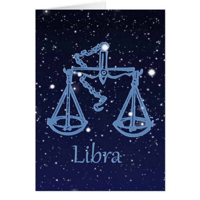 Constelación de Libra y Rótulo Zodiaco con estrell (Frente)