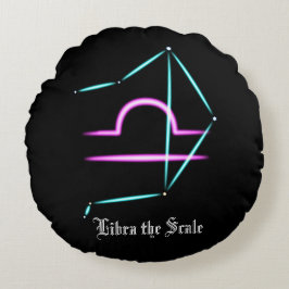 Constelación de Zodiac Lira Almohada redonda