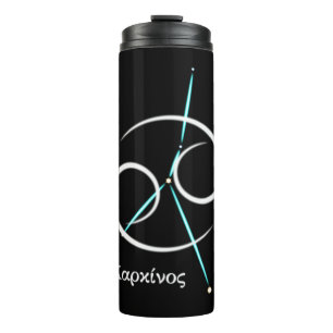 Constelación Zodiacal Cáncer Termo Taza