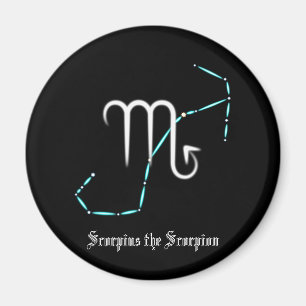 Constelación zodiacal imán de Escorpio